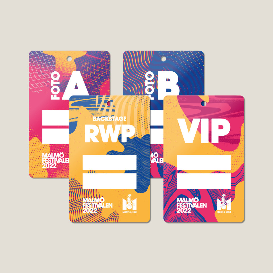 VIP-pass, Malmöfestivalen 2022