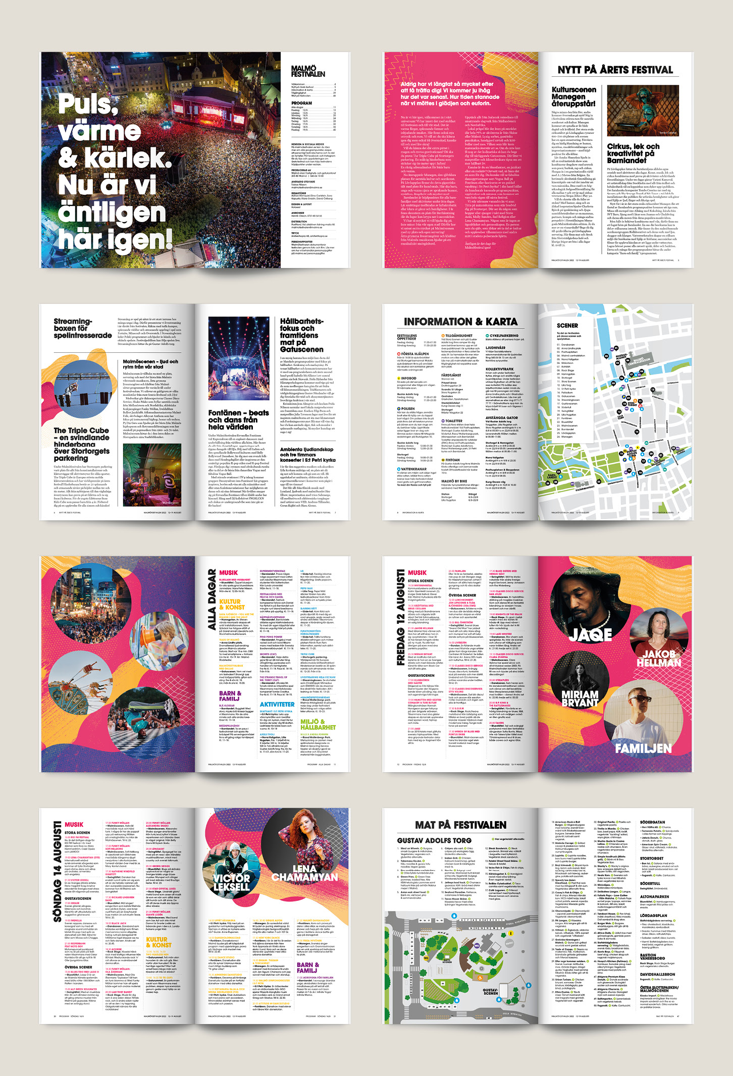 Festivalprogram, Malmöfestivalen 2022